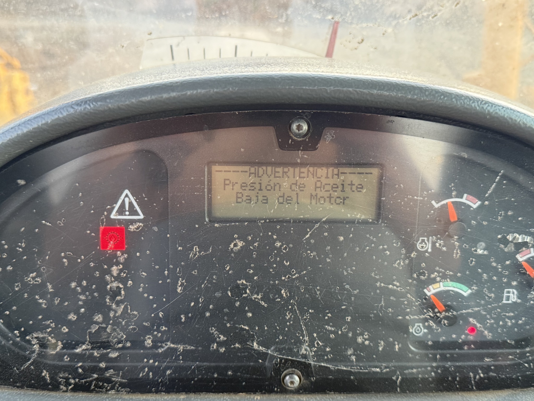 Baja presion aceite motor